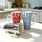 Visoka keramička šolja u obliku slova V
