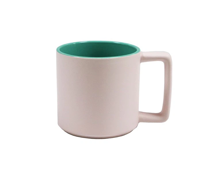 Square Handle Ceramic Mug 3