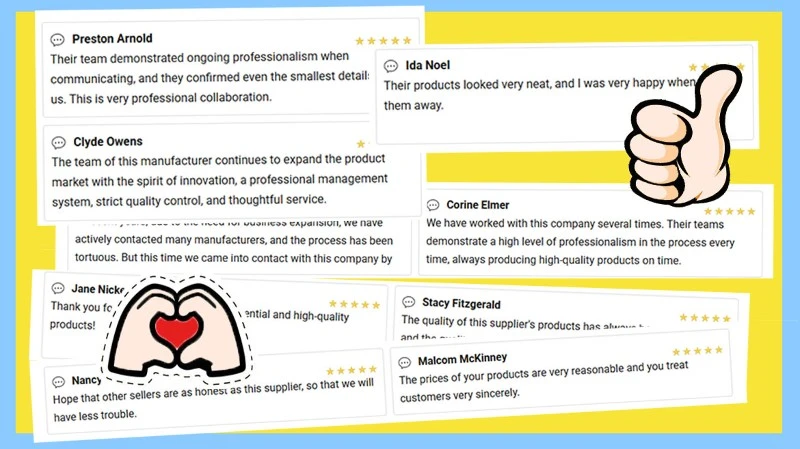Customer feedback on us Customer feedback on us